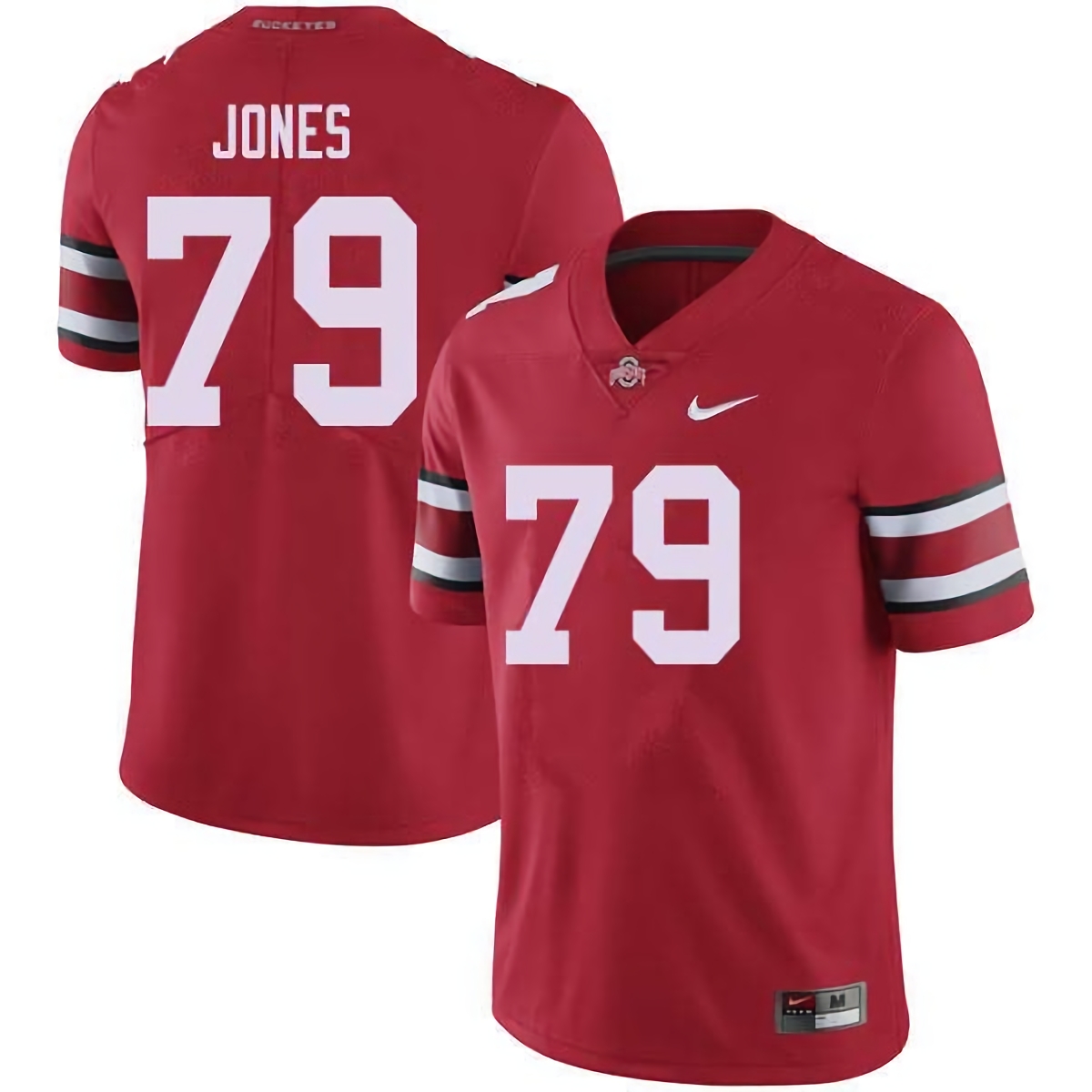 Dawand Jones Ohio State Buckeyes Men's NCAA #79 Nike Red College Stitched Football Jersey WCQ6456NU